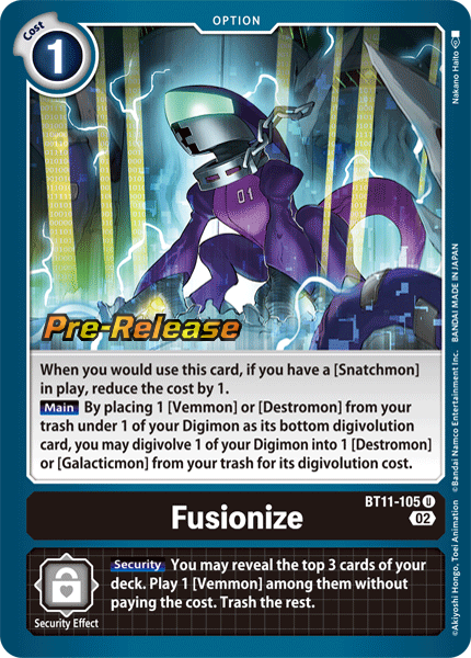 Fusionize BT11-105 [ Inglese / Giapponese ]