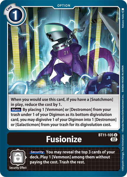 Fusionize BT11-105 [ Inglese / Giapponese ]
