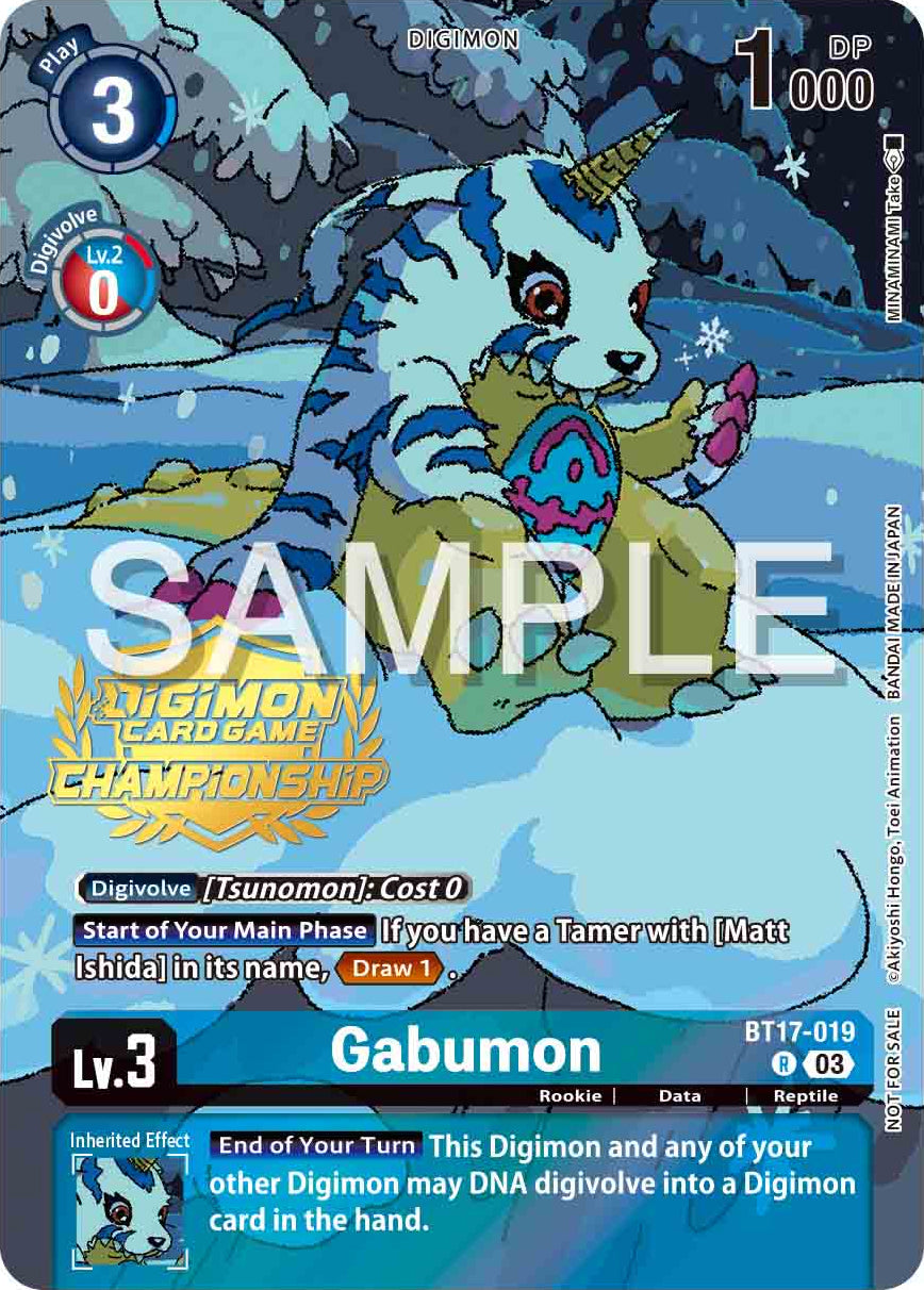 Gabumon BT17-019 [ Inglese / Giapponese ]