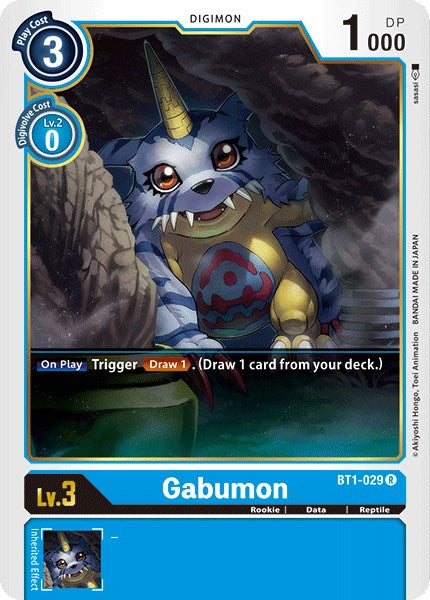 Gabumon BT1-029 [ Inglese / Giapponese ]