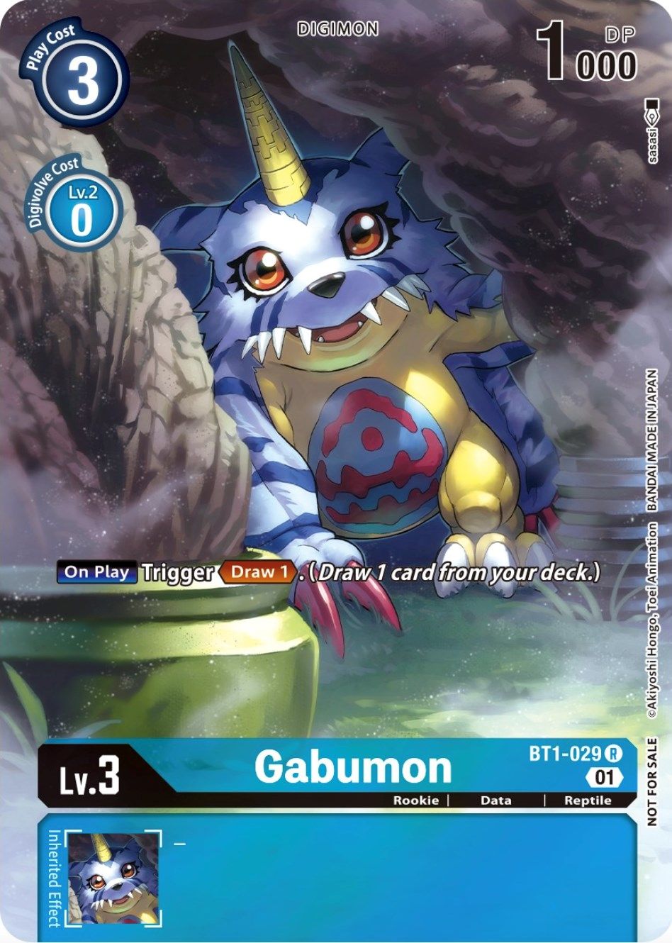 Gabumon BT1-029 [ Inglese / Giapponese ]