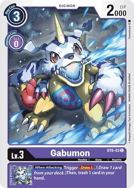 Gabumon ST6-03 [ Inglese / Giapponese ]