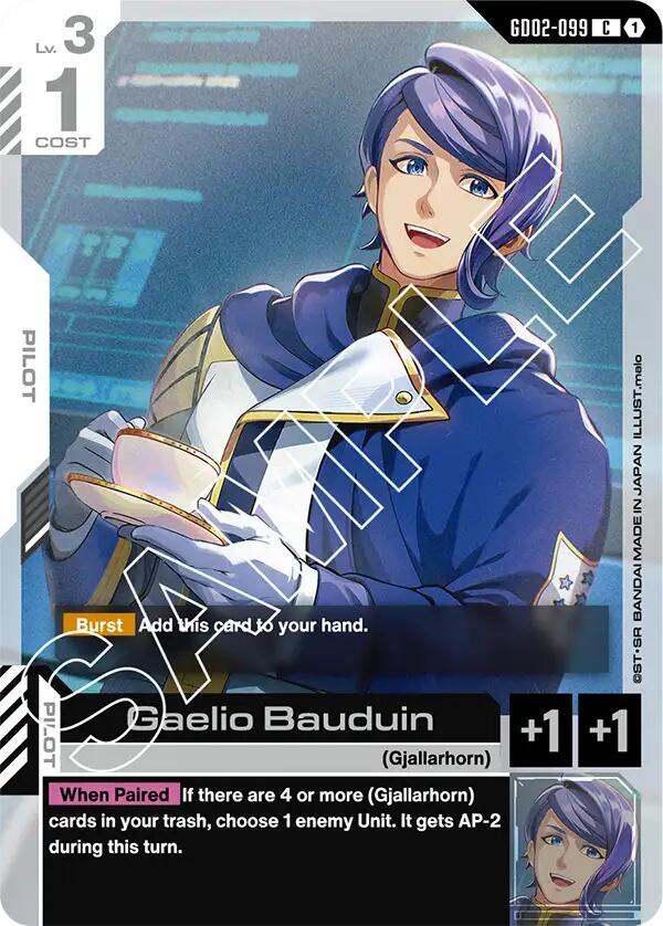 Gaelio Bauduin GD02-099 [ Inglese / Giapponese ]