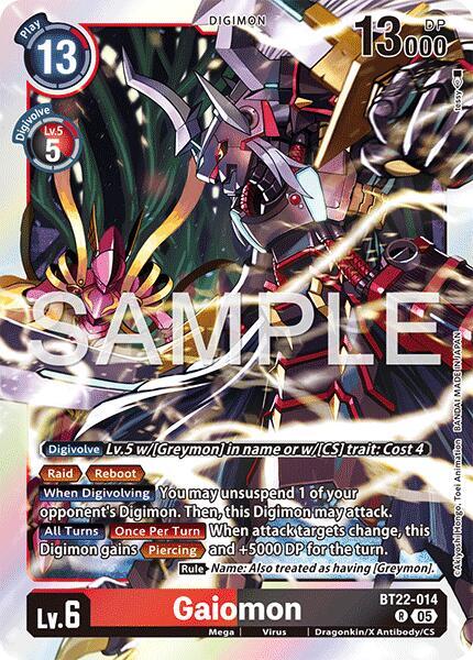 Gaiomon BT22-014 [ Inglese / Giapponese ]