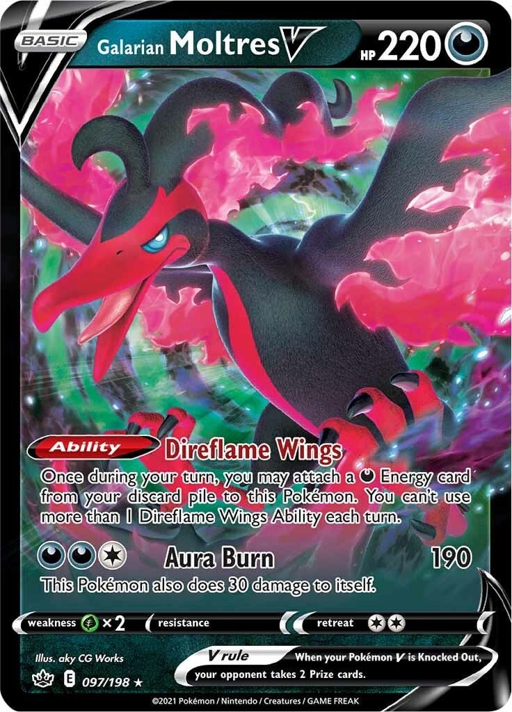 Moltres di Galar V - Regno Glaciale 097/198 [ Italiano / Inglese ]