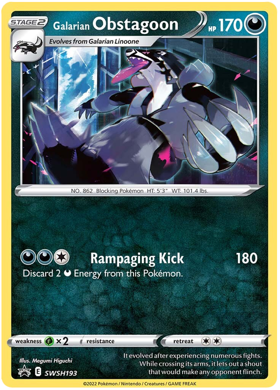 Obstagoon di Galar - SPSC Promo 193 [ Italiano / Inglese ]