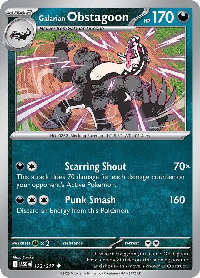 Obstagoon di Galar - Ascesa Eroica 132/217 [ Italiano ]