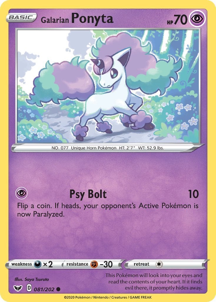 Ponyta di Galar - Spada e Scudo 081/202 [ Italiano / Inglese ]