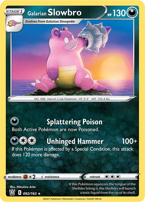 Slowbro di Galar - Stili di Lotta 092/163 [ Italiano / Inglese ]