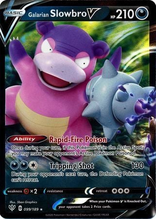 Slowbro di Galar V - Fiamme Oscure 099/189 [ Italiano / Inglese ]