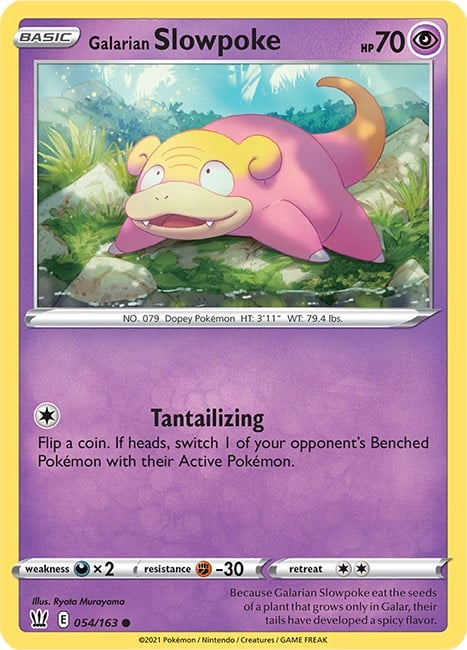 Slowpoke di Galar - Stili di Lotta 054/163 [ Italiano / Inglese ]