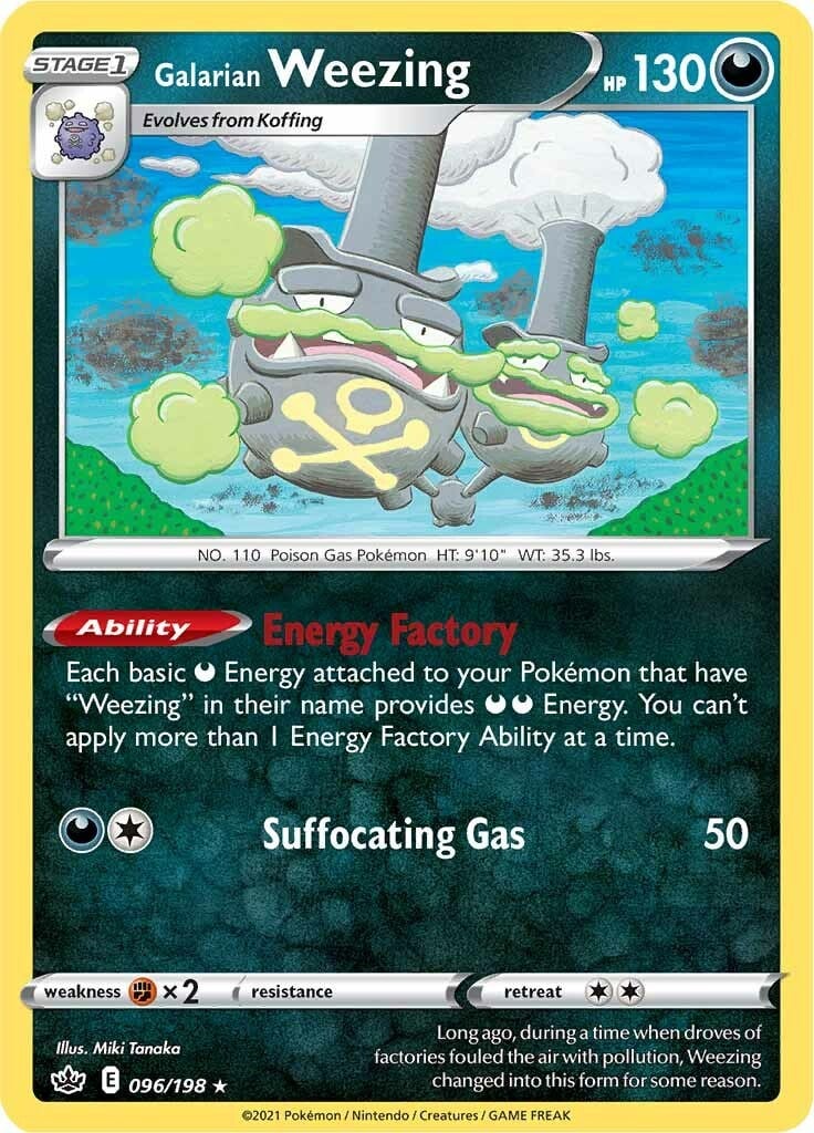 Weezing di Galar - Regno Glaciale 096/198 [ Italiano / Inglese ]