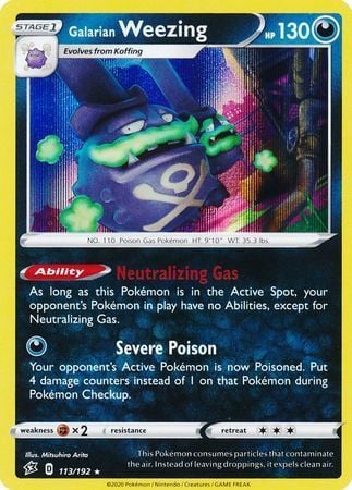 Weezing di Galar - Fragore Ribelle 113/192 [ Italiano / Inglese ]