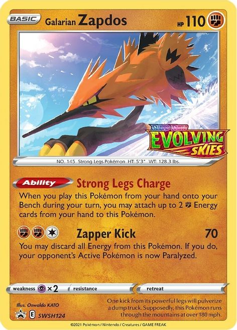 Zapdos di Galar - SPSC Promo 124 [ Italiano / Inglese ]
