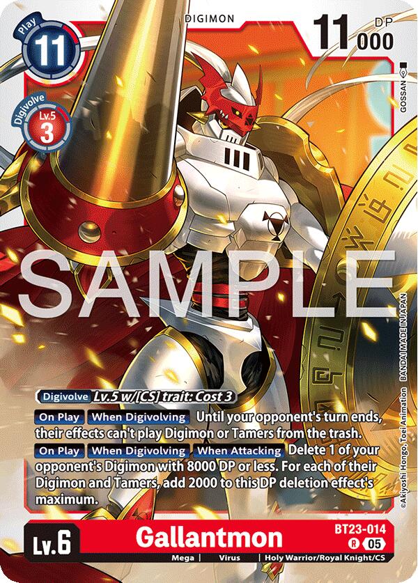 Gallantmon BT23-014 [ Inglese / Giapponese ]