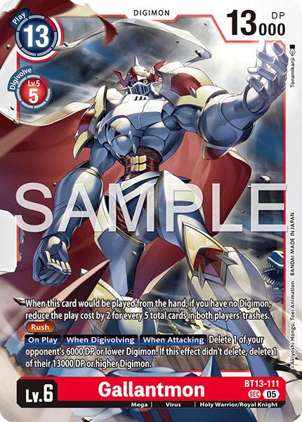 Gallantmon BT13-111 [ Inglese / Giapponese ]