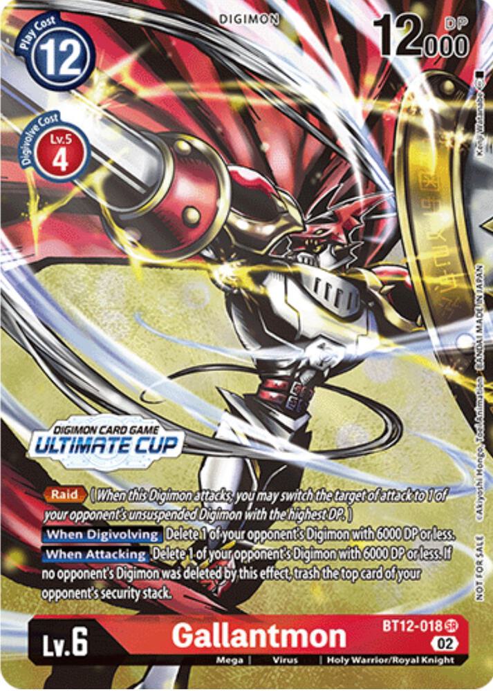 Gallantmon BT12-018 [ Inglese / Giapponese ]