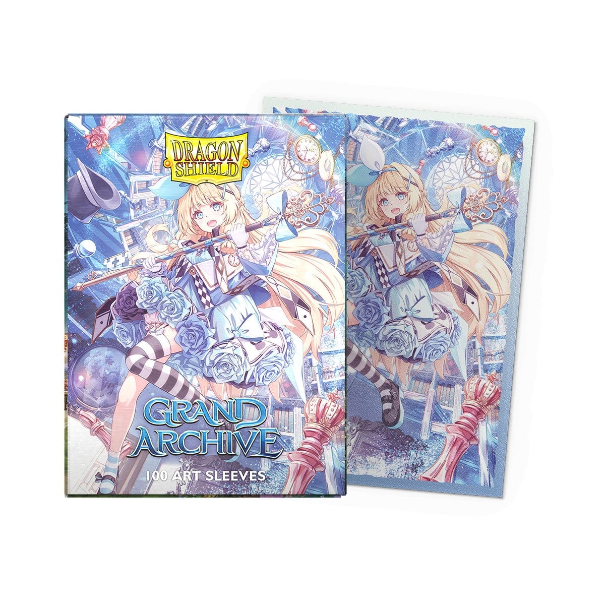 Dragon Shield Matte Art Sleeves Grand Archive Alice Golden Queen 100 Bustine AT - 16169