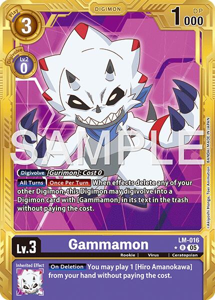 Gammamon LM-016 [ Inglese / Giapponese ]