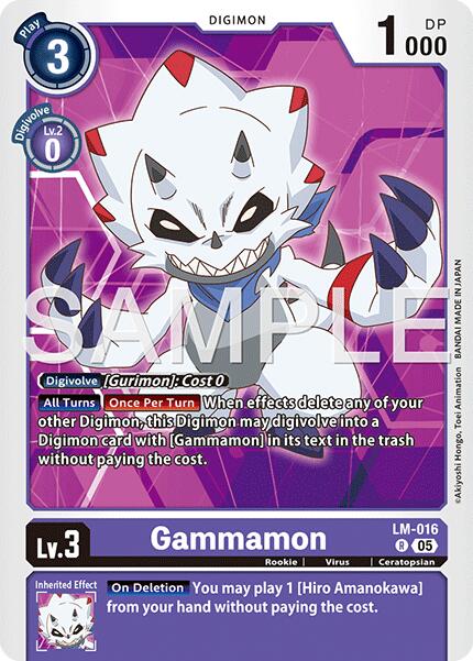 Gammamon LM-016 [ Inglese / Giapponese ]