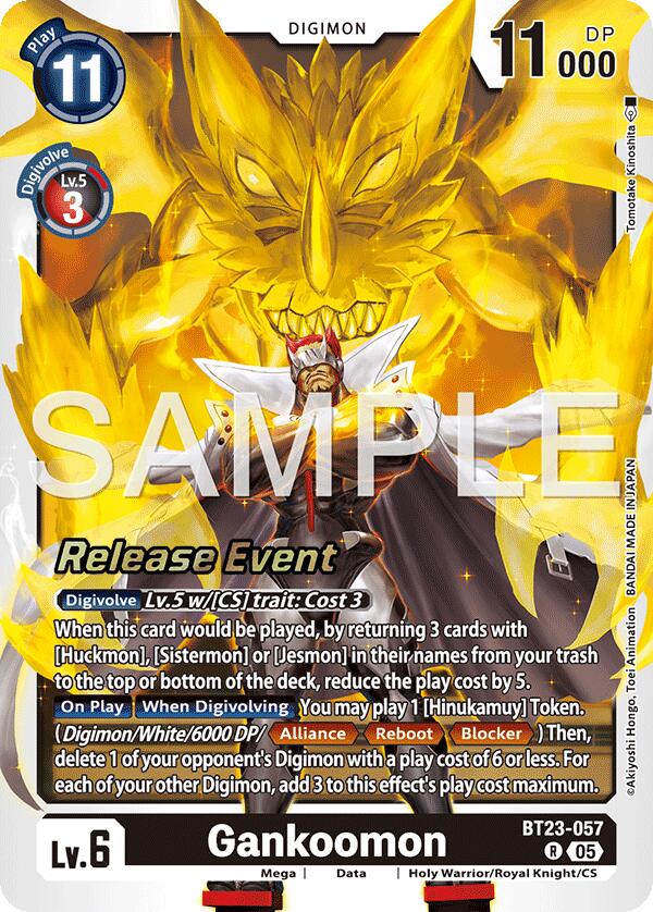 Gankoomon BT23-057 [ Inglese / Giapponese ]