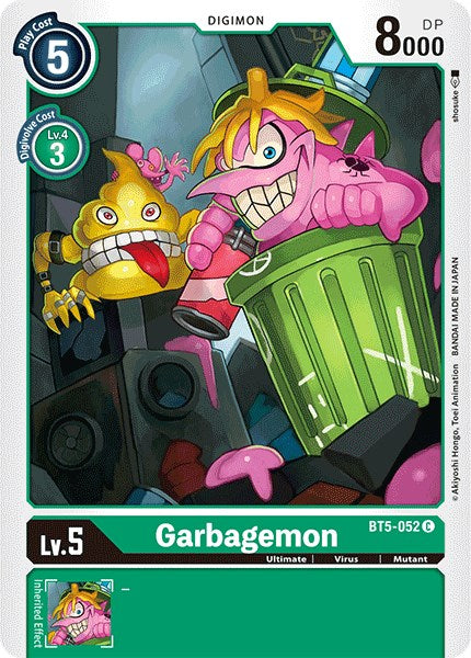 Garbagemon BT5-052 [ Inglese / Giapponese ]