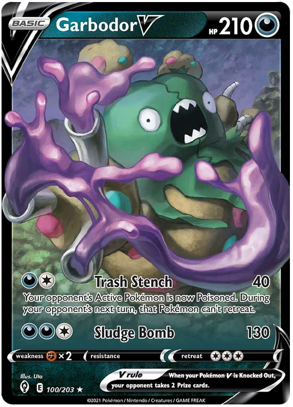 Garbodor V - Evoluzioni Eteree 100/203 [ Italiano / Inglese ]