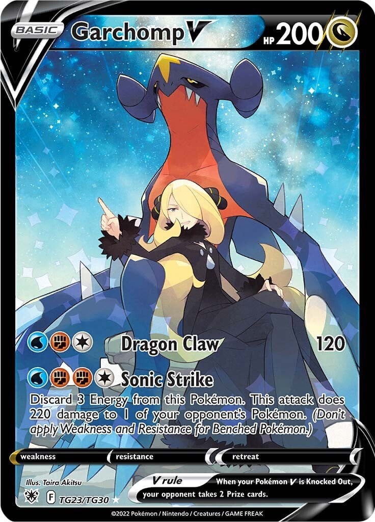 Garchomp V - Lucentezza Siderale 117/189 [ Italiano / Inglese ]