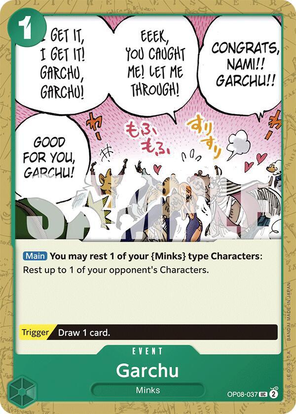 Garchu OP08-037 [ Inglese / Giapponese / Francese / Cinese Semplificato ]