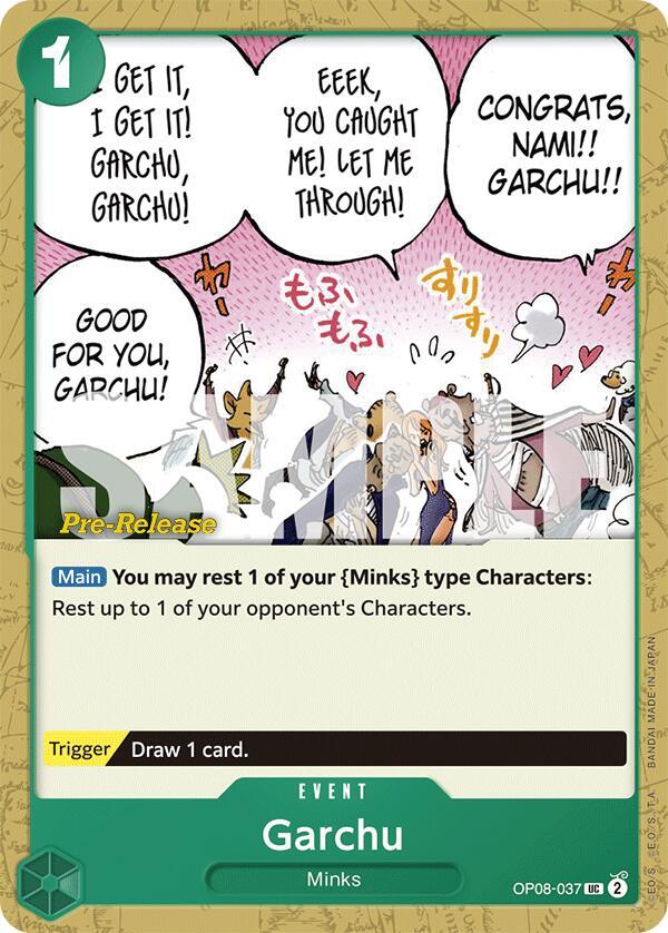 Garchu OP08-037 [ Inglese / Giapponese / Francese / Cinese Semplificato ]