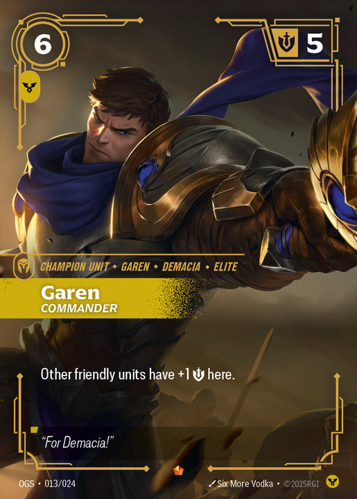 Garen - Commander (Promo) [ Inglese / Cinese Semplificato ]