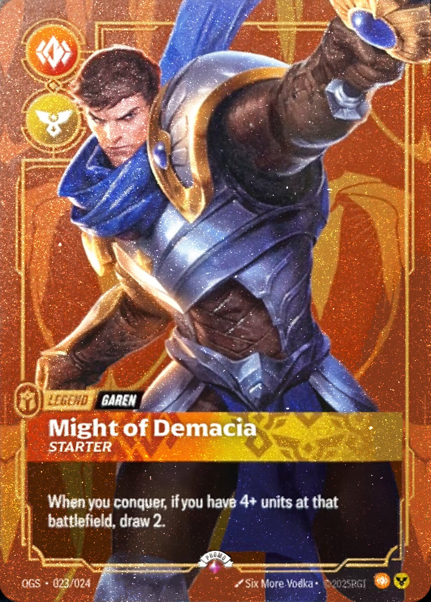 Garen - Might of Demacia (Promo) [ Inglese / Cinese Semplificato ]