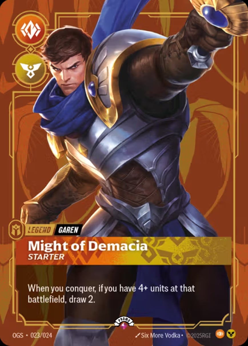 Garen - Might of Demacia (Promo) [ Inglese / Cinese Semplificato ]