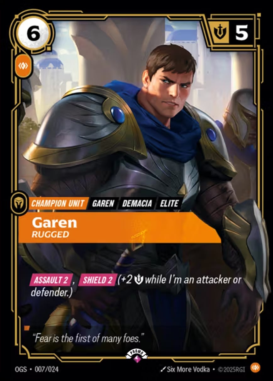 Garen - Rugged (Promo) [ Inglese / Cinese Semplificato ]