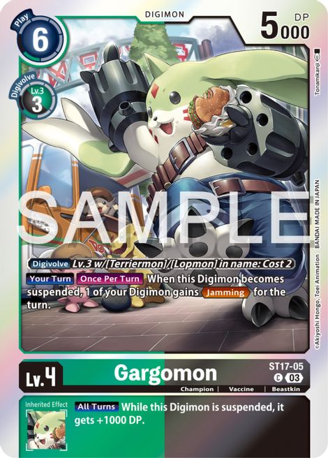 Gargomon ST17-05 [ Inglese / Giapponese ]