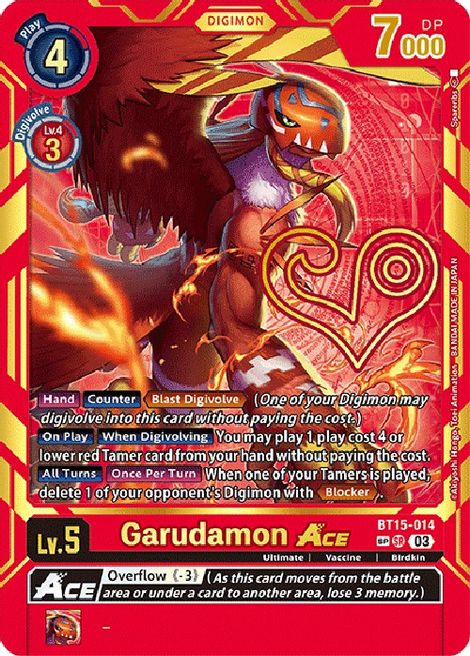 Garudamon Ace BT15-014 [ Inglese / Giapponese ]
