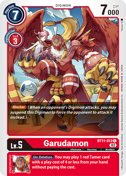 Garudamon BT11-013 [ Inglese / Giapponese ]