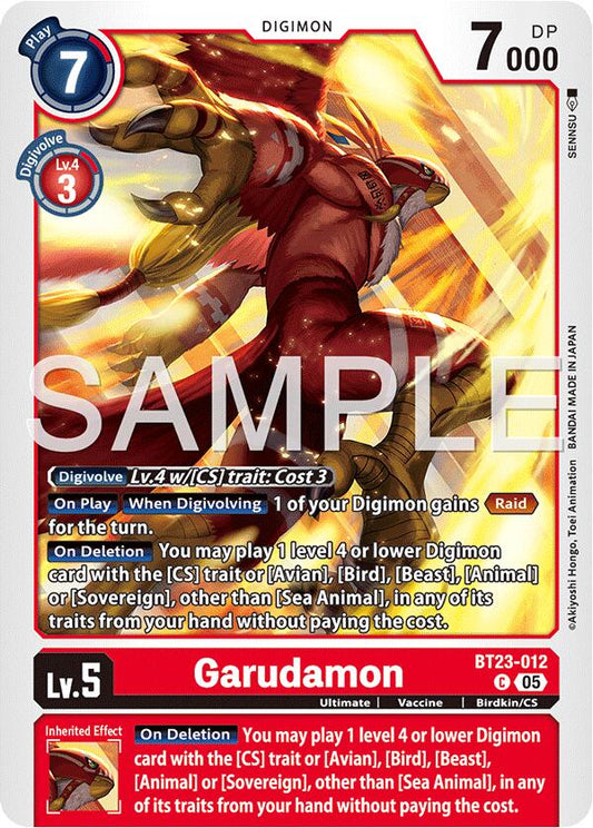 Garudamon BT23-012 [ Inglese / Giapponese ]