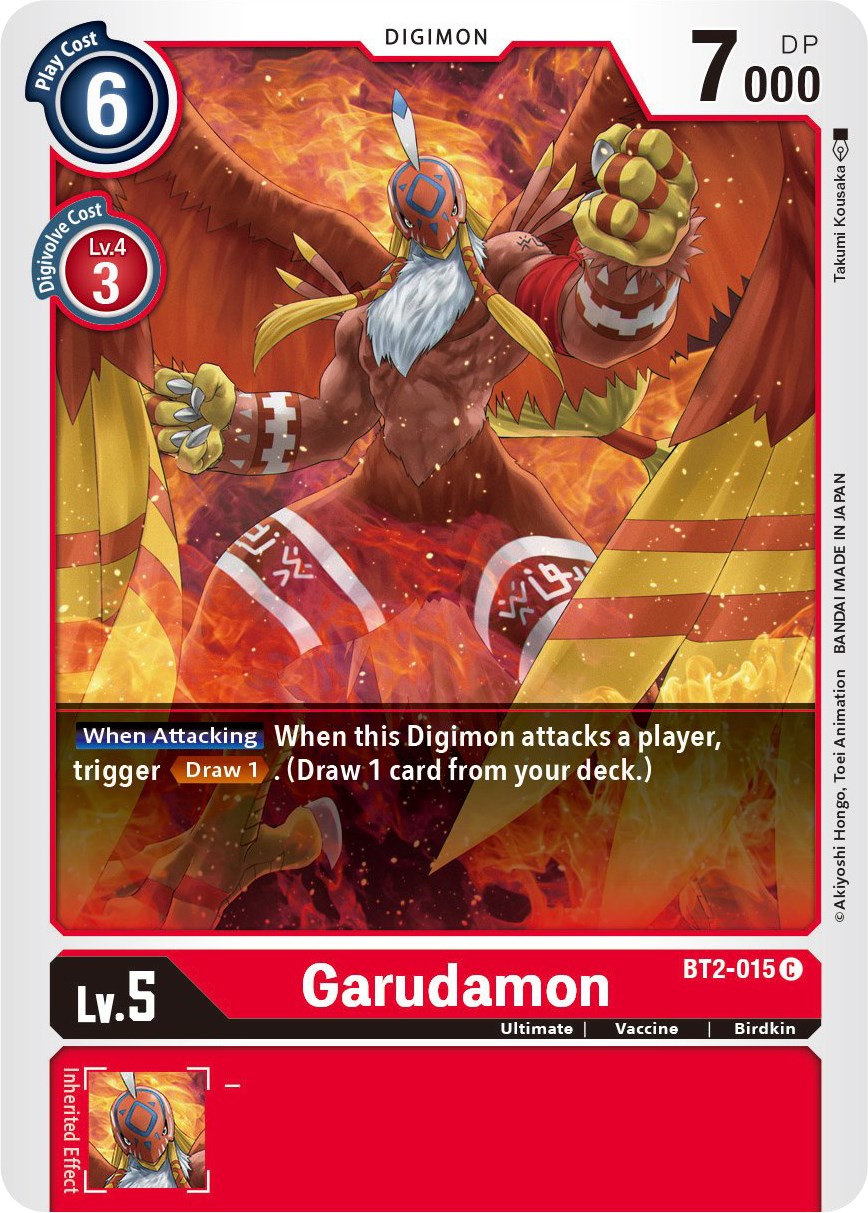 Garudamon BT2-015 [ Inglese / Giapponese ]