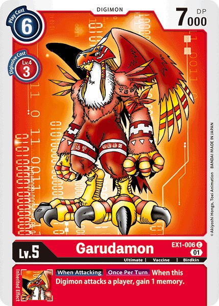 Garudamon EX1-006 [ Inglese / Giapponese ]