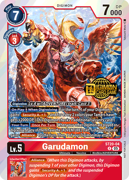 Garudamon ST20-04 [ Inglese / Giapponese ]