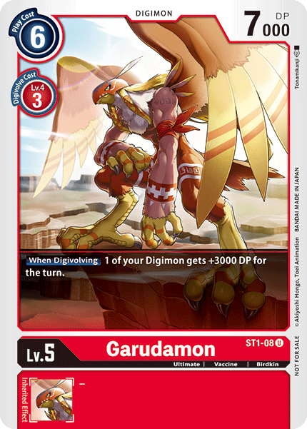 Garudamon ST1-08 [ Inglese / Giapponese ]