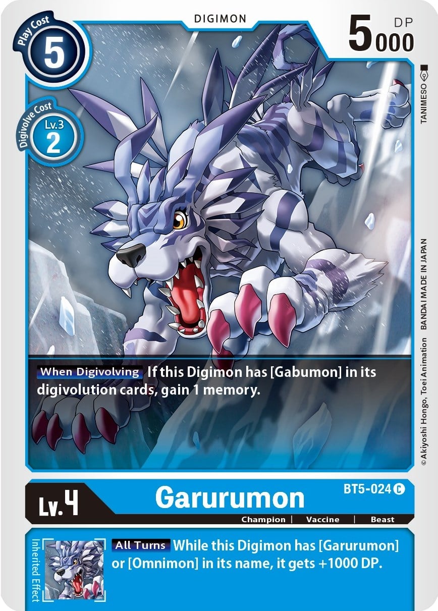 Garurumon BT5-024 [ Inglese / Giapponese ]
