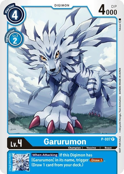 Garurumon P-007 [ Inglese / Giapponese ]
