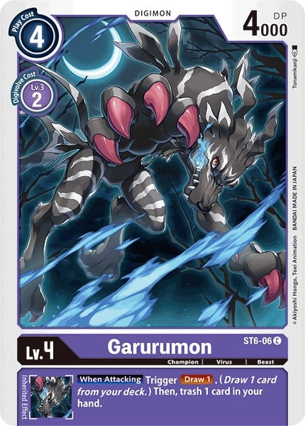 Garurumon ST6-06 [ Inglese / Giapponese ]