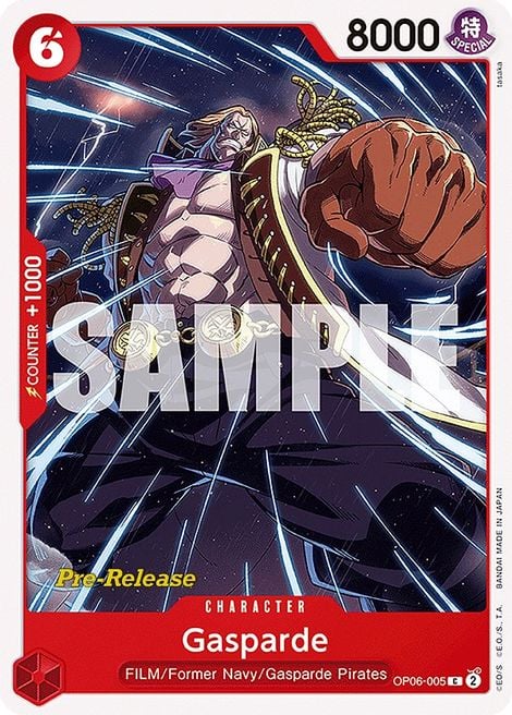 Gasparde OP06-005 [ Inglese / Giapponese / Francese / Cinese Semplificato ]
