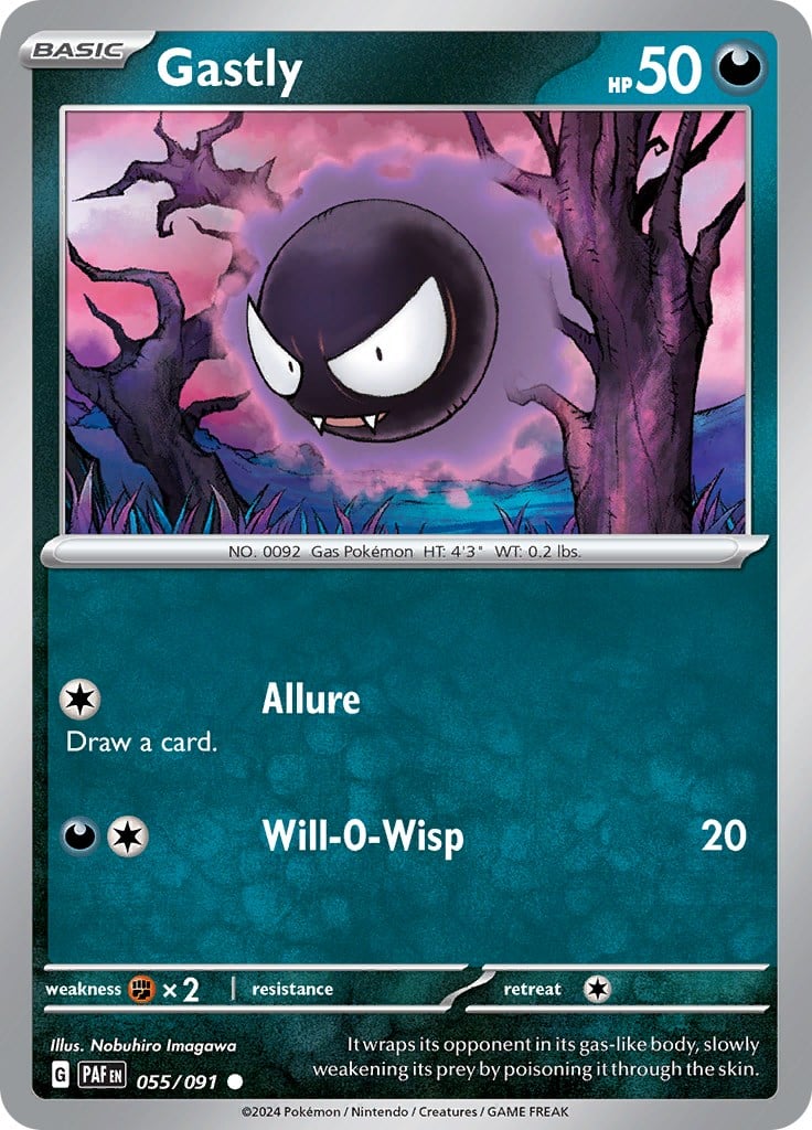 Gastly - Destino di Paldea 055/091 [ Italiano ]