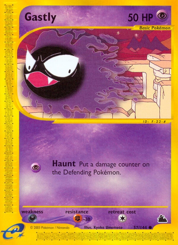 Gastly - Skyridge 57/144 [ Italiano / Inglese ]