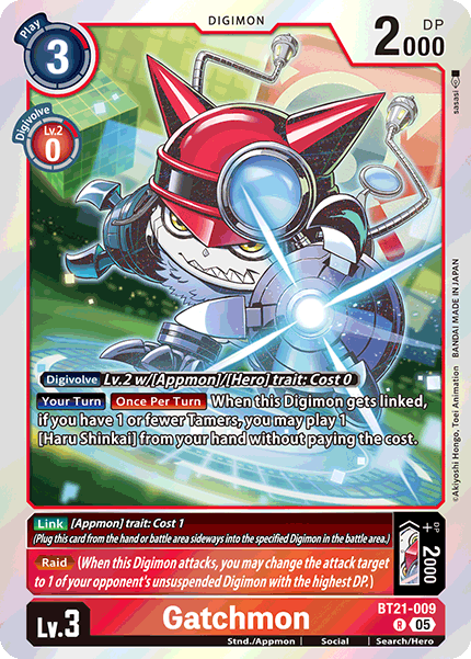 Gatchmon BT21-009 [ Inglese / Giapponese ]