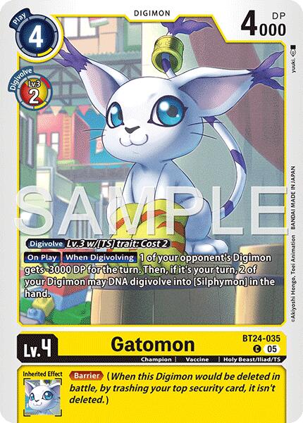 Gatomon BT24-035 [ Inglese / Giapponese ]